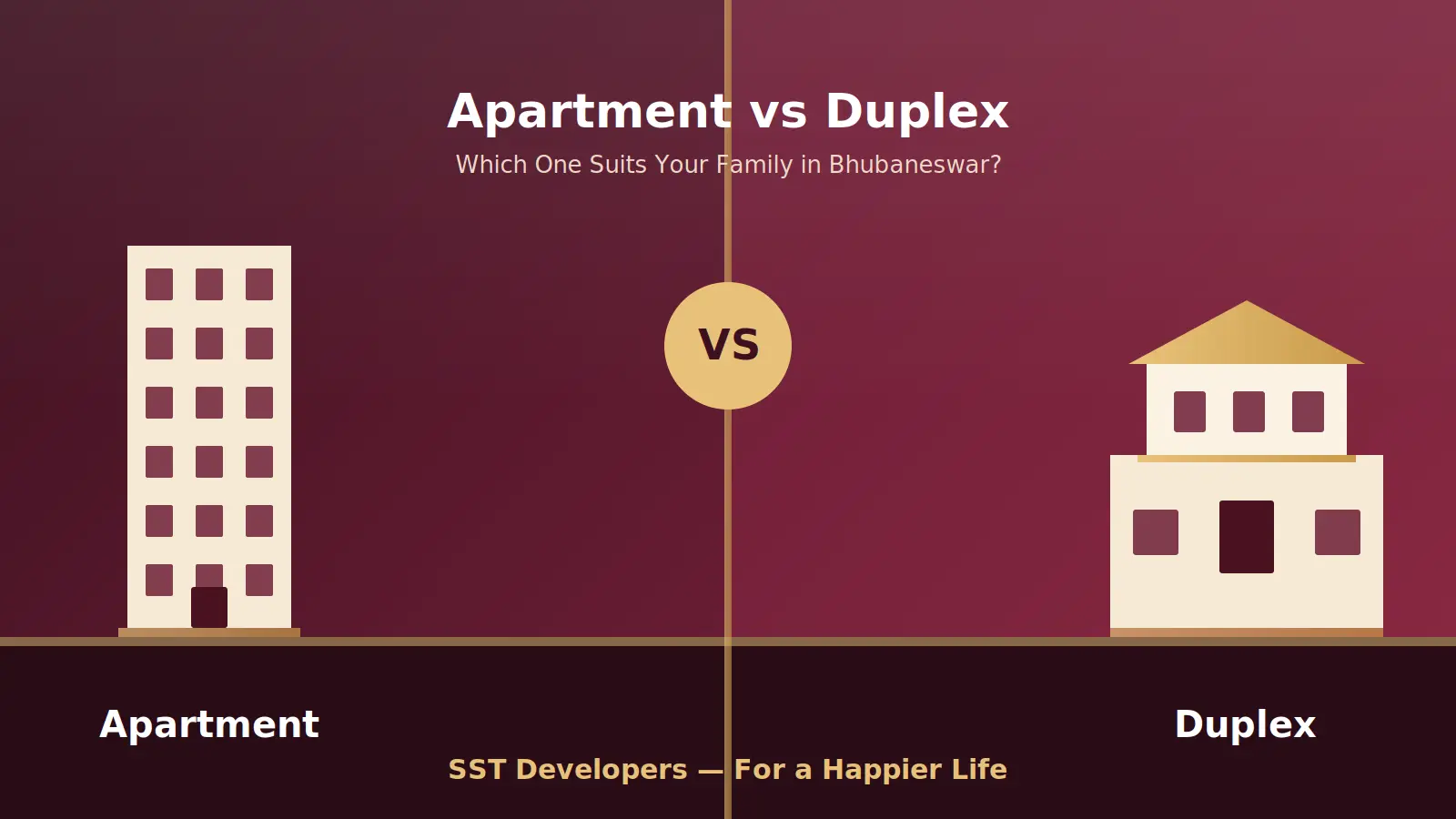 Apartment vs Duplex in Bhubaneswar