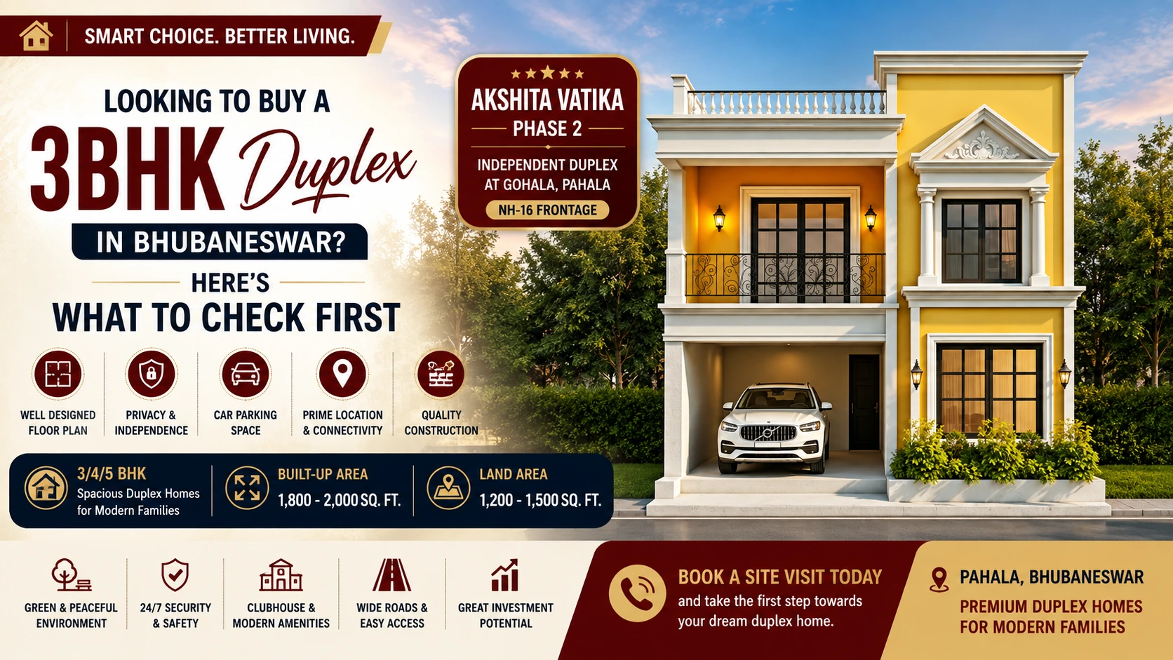 Buy 3BHK Duplex in Bhubaneswar
